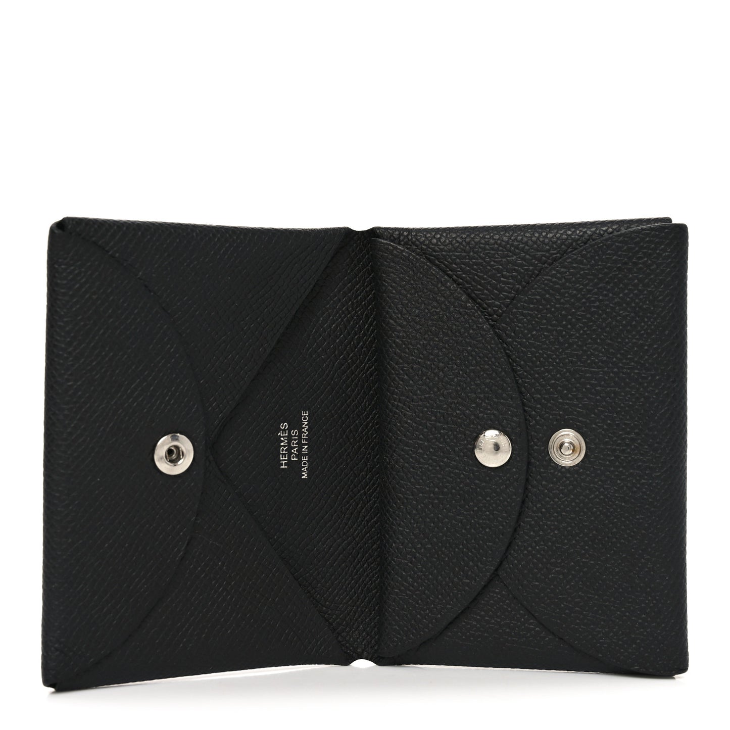 Epsom Calvi Duo Card Case Black