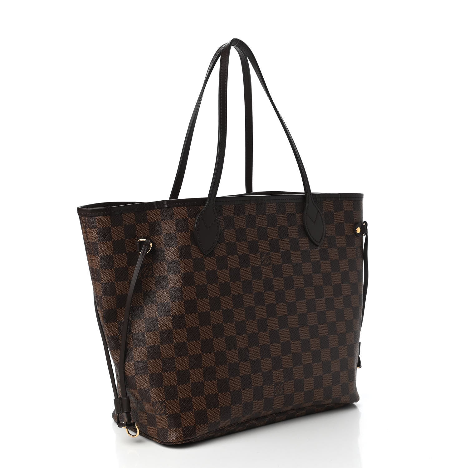 Louis Vuitton Damier Ebene Neo Neverfull MM Rose Ballerine 3 of 11