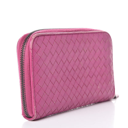 Bottega Veneta Nappa Intrecciato Zip Around Wallet Ametista 3 of 11