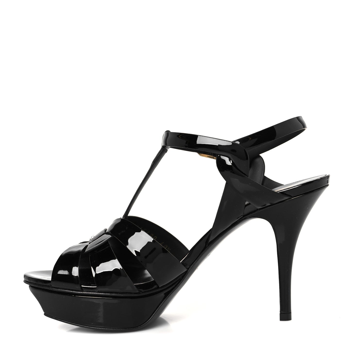 Patent Tribute 75 Platform Sandals 40.5 Black