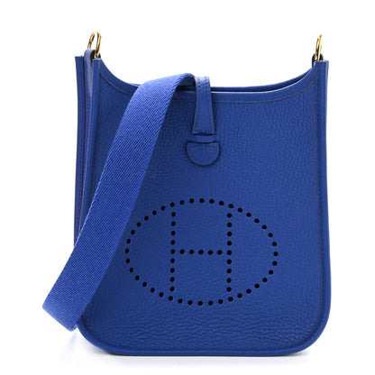 Hermes Taurillon Maurice Evelyne TPM Bleu France 1 of 11