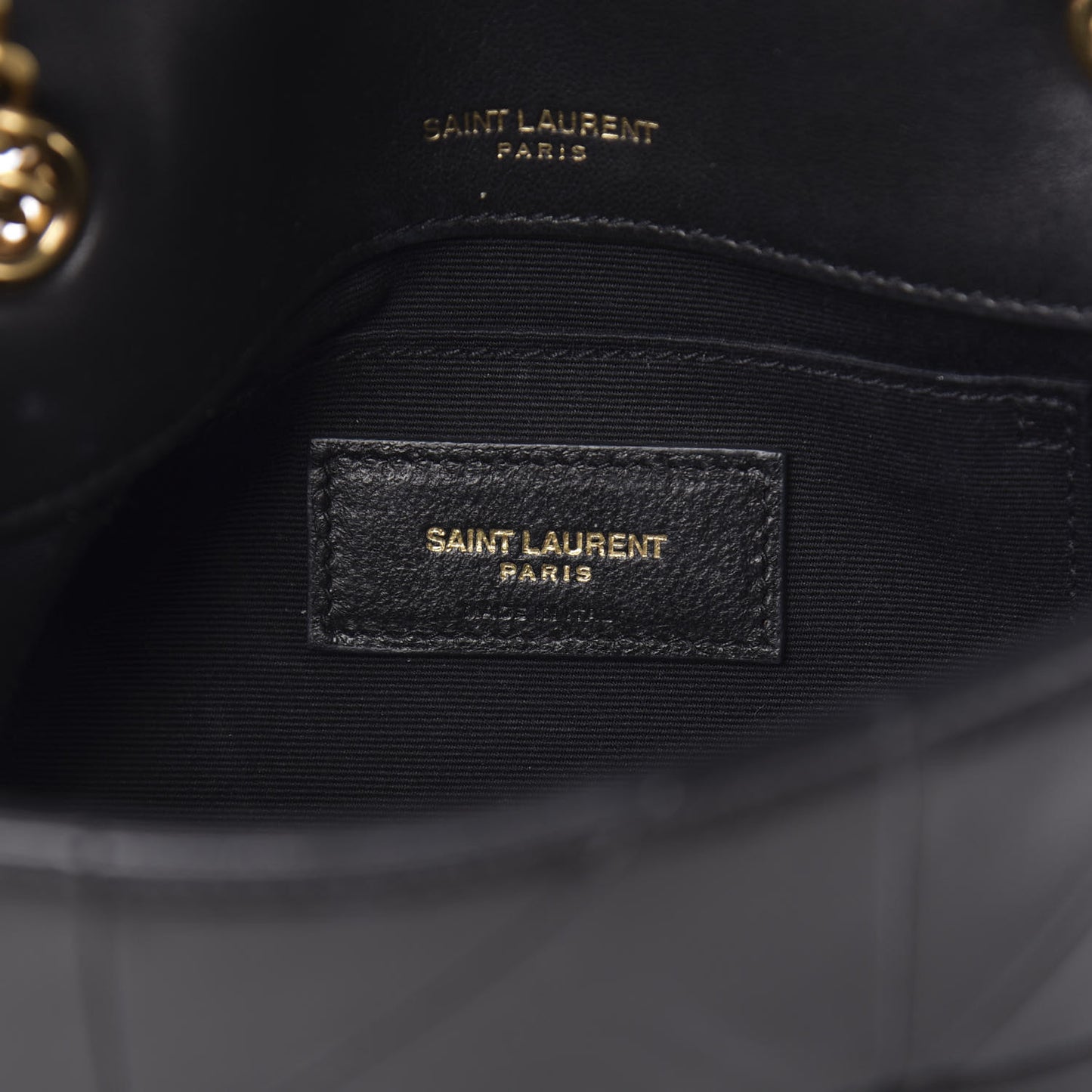 Lambskin Patchwork Monogram Small Jamie Black