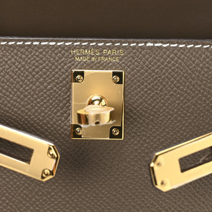 Hermes Epsom Mini Kelly Sellier 20 Etoupe 6 of 11