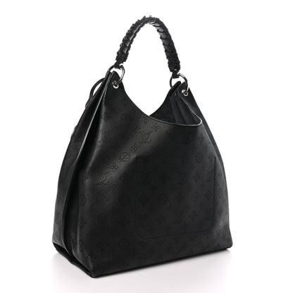 Louis Vuitton Mahina Carmel Hobo Black 3 of 9