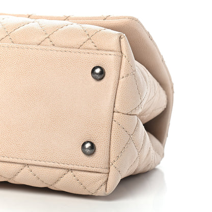 Chanel Caviar Quilted Small Coco Handle Flap Light Beige 8 of 8