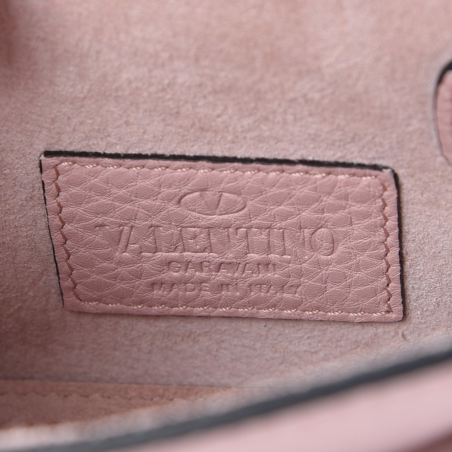 Valentino Garavani Grained Calfskin Mini My Rockstud Frame Bag Poudre 8 of 8