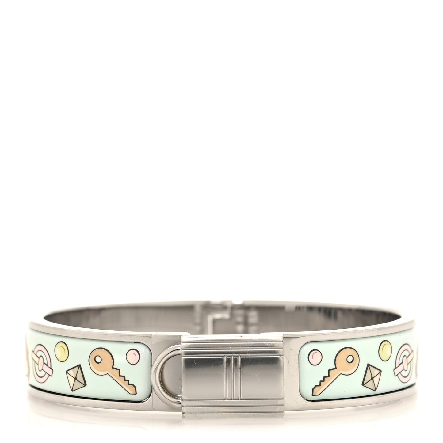 Enamel Narrow Clic Cadenas Locky Me Bracelet PM Songe Pastel