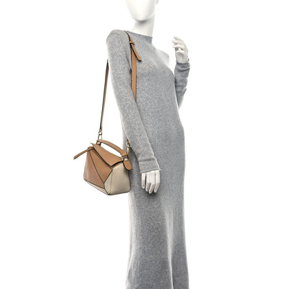 Loewe Calfskin Small Puzzle Bag Dune Warm Desert 2 of 8