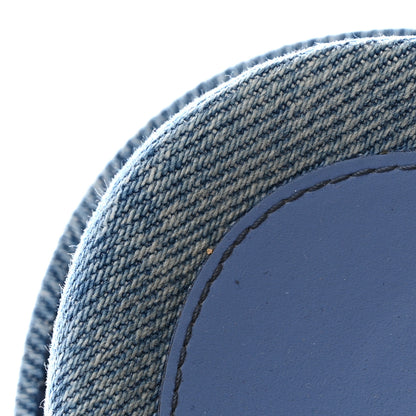 Fendi Denim Jacquard FF Womens Fendi Feel Buckled Slide Sandals 37 Blue 10 of 15