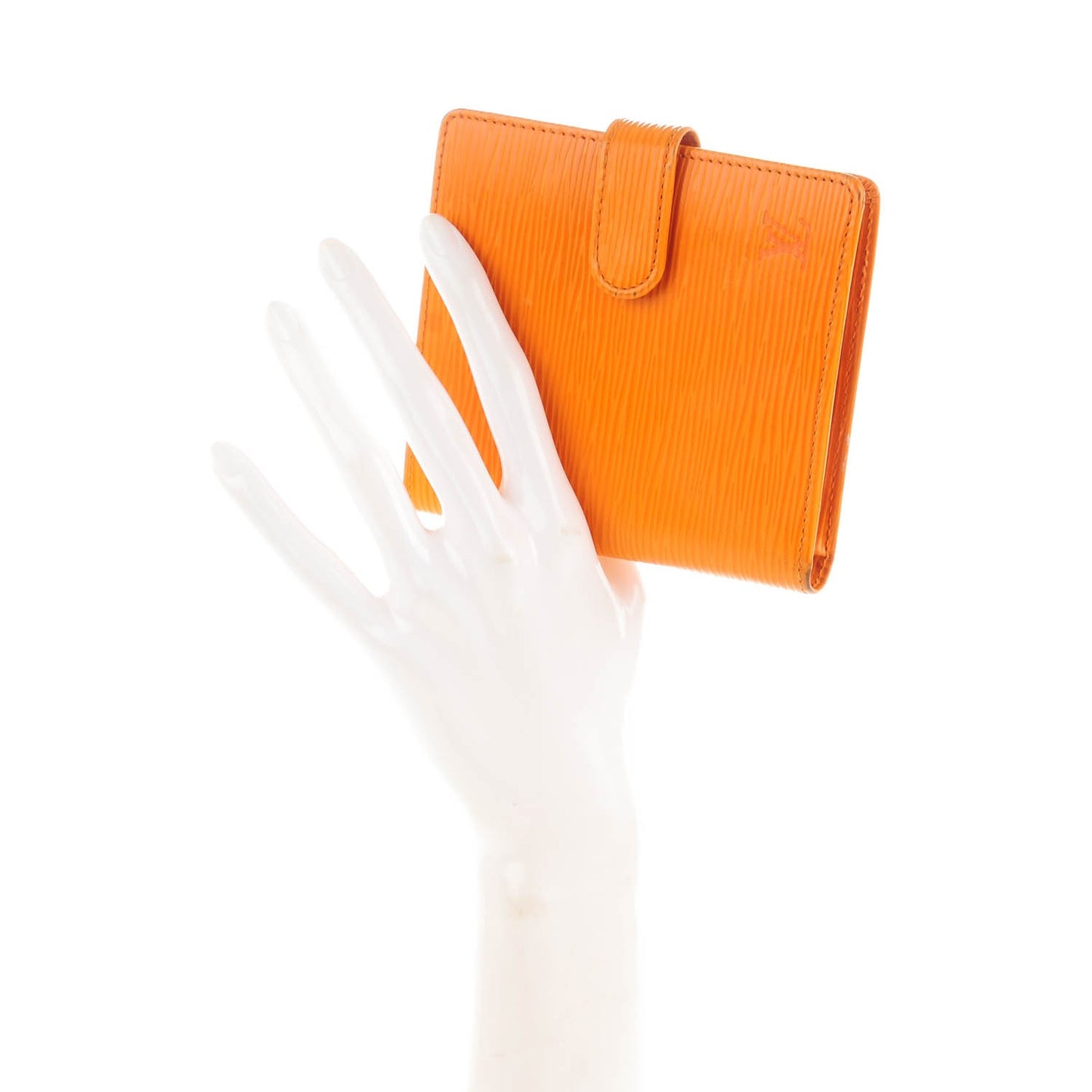 Epi Porte-Billets Compact Wallet Mandarin