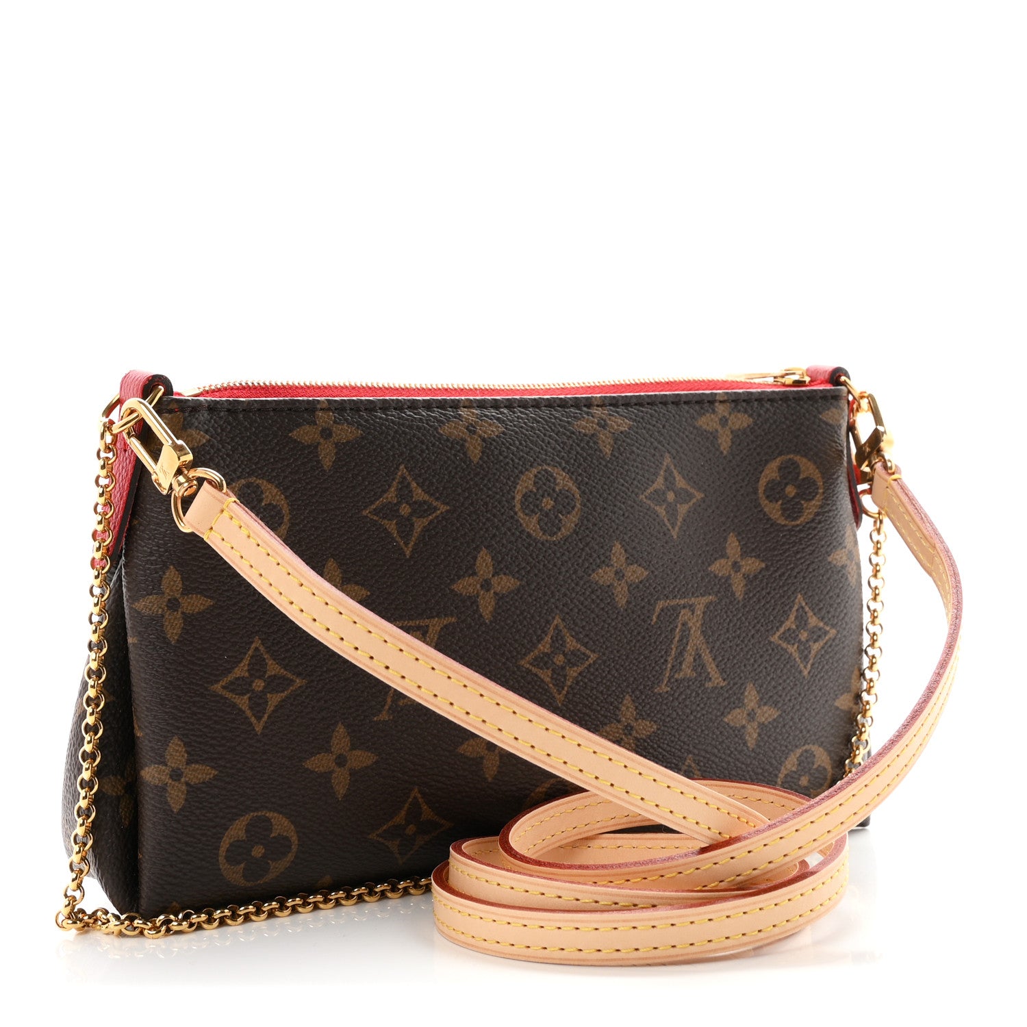 Louis Vuitton Monogram Pallas Clutch Cherry 3 of 11