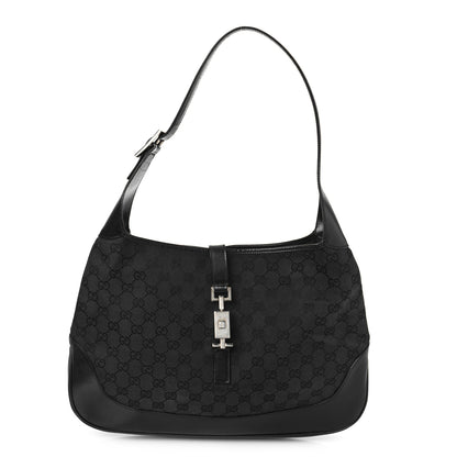 Gucci Monogram Jackie O Hobo Black 1 of 11