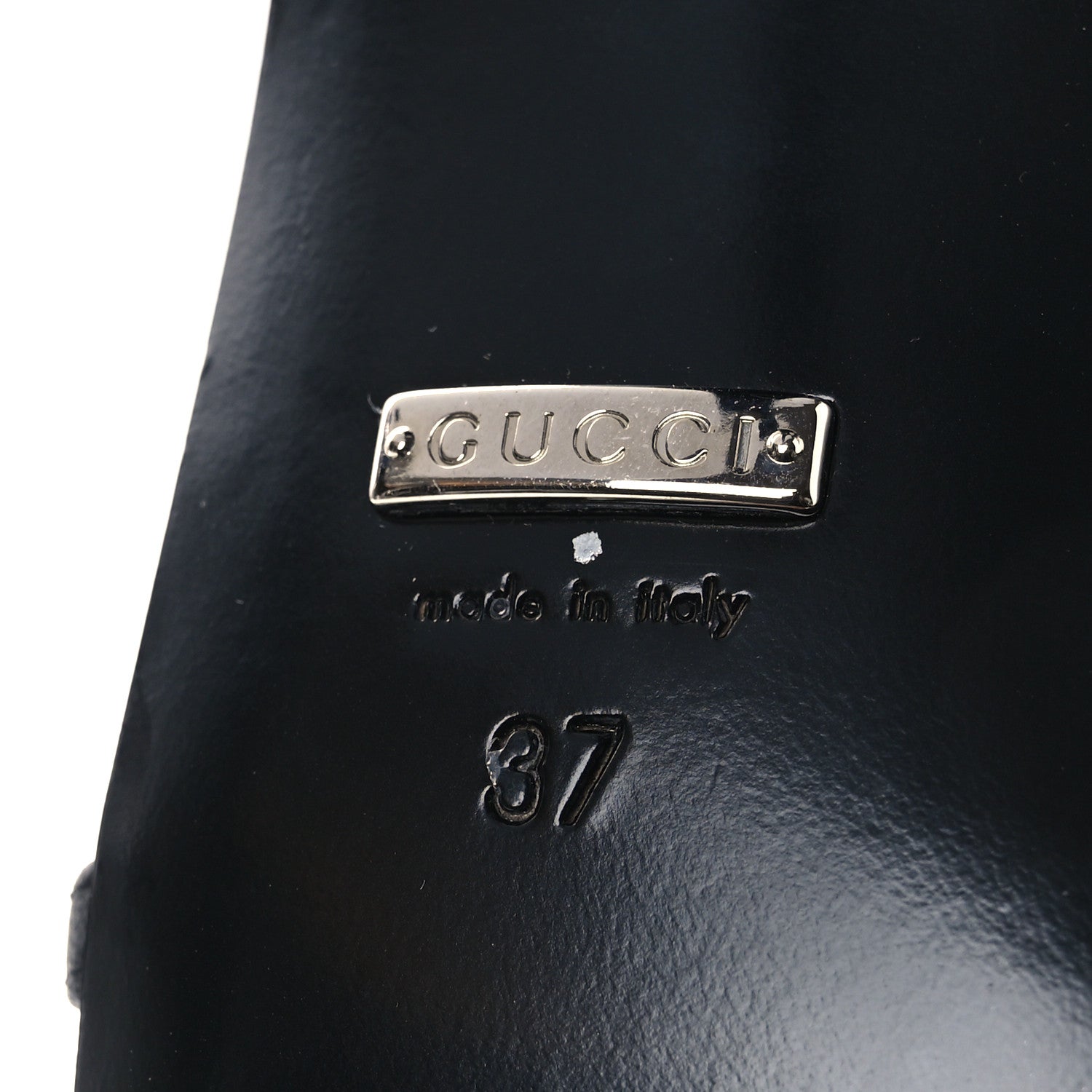 Gucci Tela Retino Nappa Charlotte Crystal GG Monogram Square G 75mm Slingback Pumps 37 Black 8 of 12