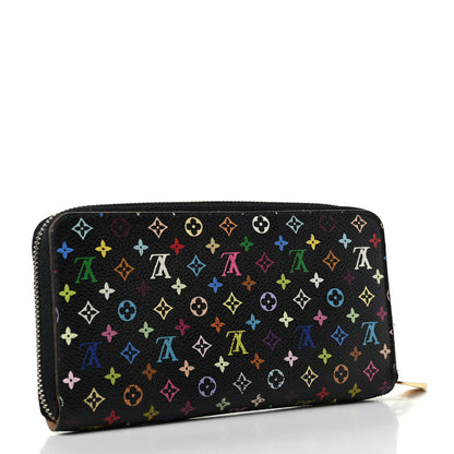 Louis Vuitton Monogram Multicolor Zippy Wallet Black 3 of 6