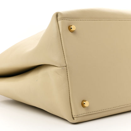 Bottega Veneta Silky Calfskin Large Andiamo Shoulder Bag Light Butter 8 of 11