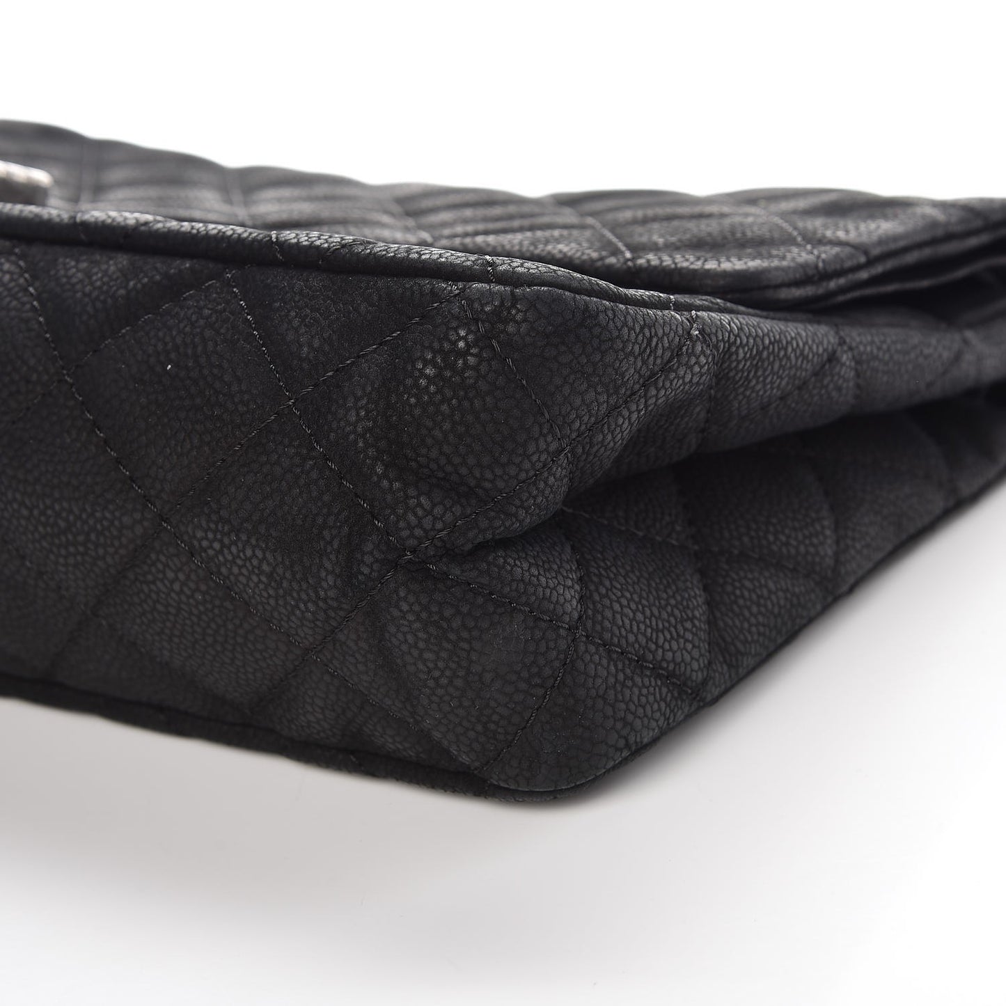 Iridescent Caviar Quilted 2.55 Reissue 227 Flap Black
