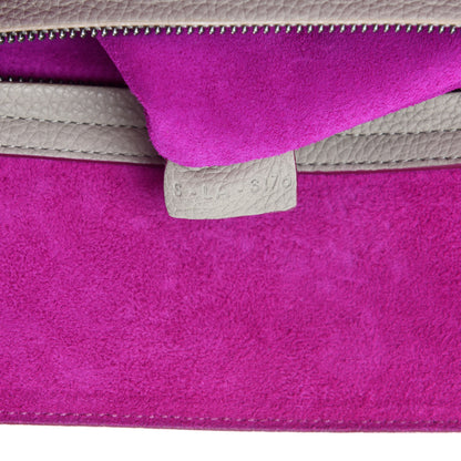 Celine Baby Grained Calfskin Medium Phantom Luggage Beige 11 of 12