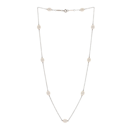 Tiffany Sterling Silver Pearl Elsa Peretti Pearls By The Yard Necklace 3 of 4