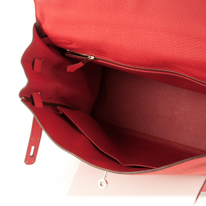 Hermes Taurillon Clemence Kelly Retourne 35 Rose Jaipur 24 of 31