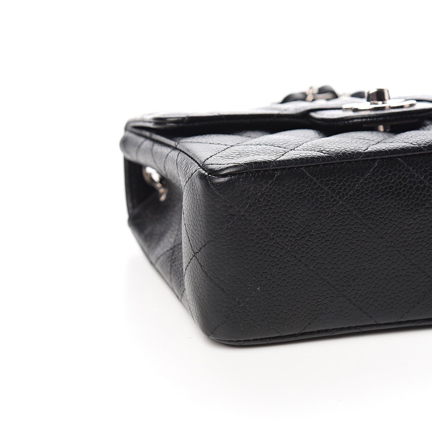 Chanel Caviar Quilted Mini Square Flap Black 8 of 12