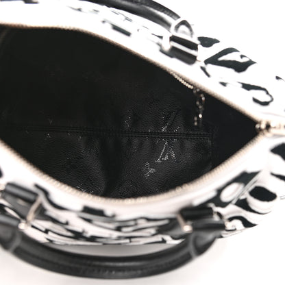 Louis Vuitton X UF Tufted Monogram Speedy Bandouliere 25 White Black 4 of 7
