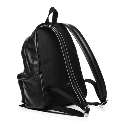 Saint Laurent Lambskin Mini City Backpack Black 3 of 8