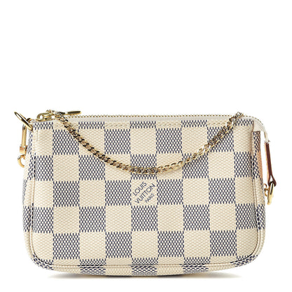Louis Vuitton Damier Azur Mini Pochette Accessories 1 of 8