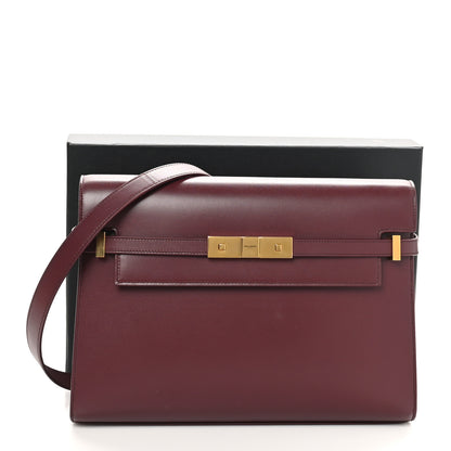 Saint Laurent Smooth Calfskin Manhattan Shoulder Bag Rouge Legion 11 of 11