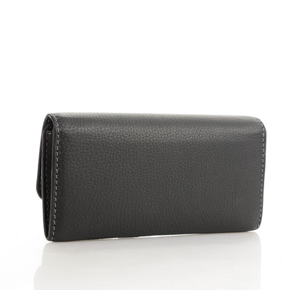 Chloe Calfskin Marcie Continental Flap Wallet Black 3 of 7