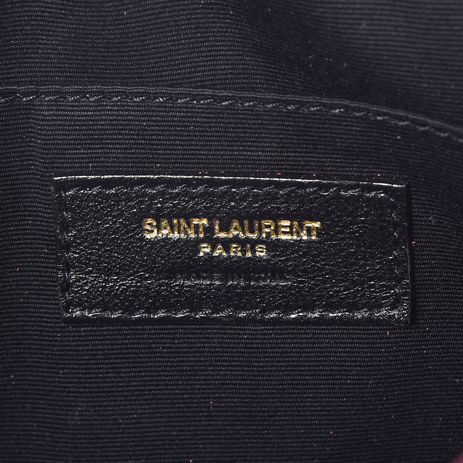 Saint Laurent Calfskin Matelasse Monogram Lou Camera Bag Dark Legion Red 8 of 9