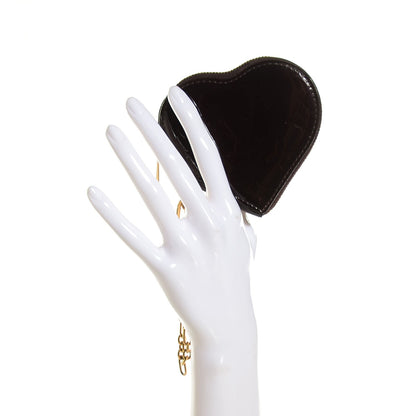 Louis Vuitton Vernis Heart Coin Purse Amarante 10 of 15