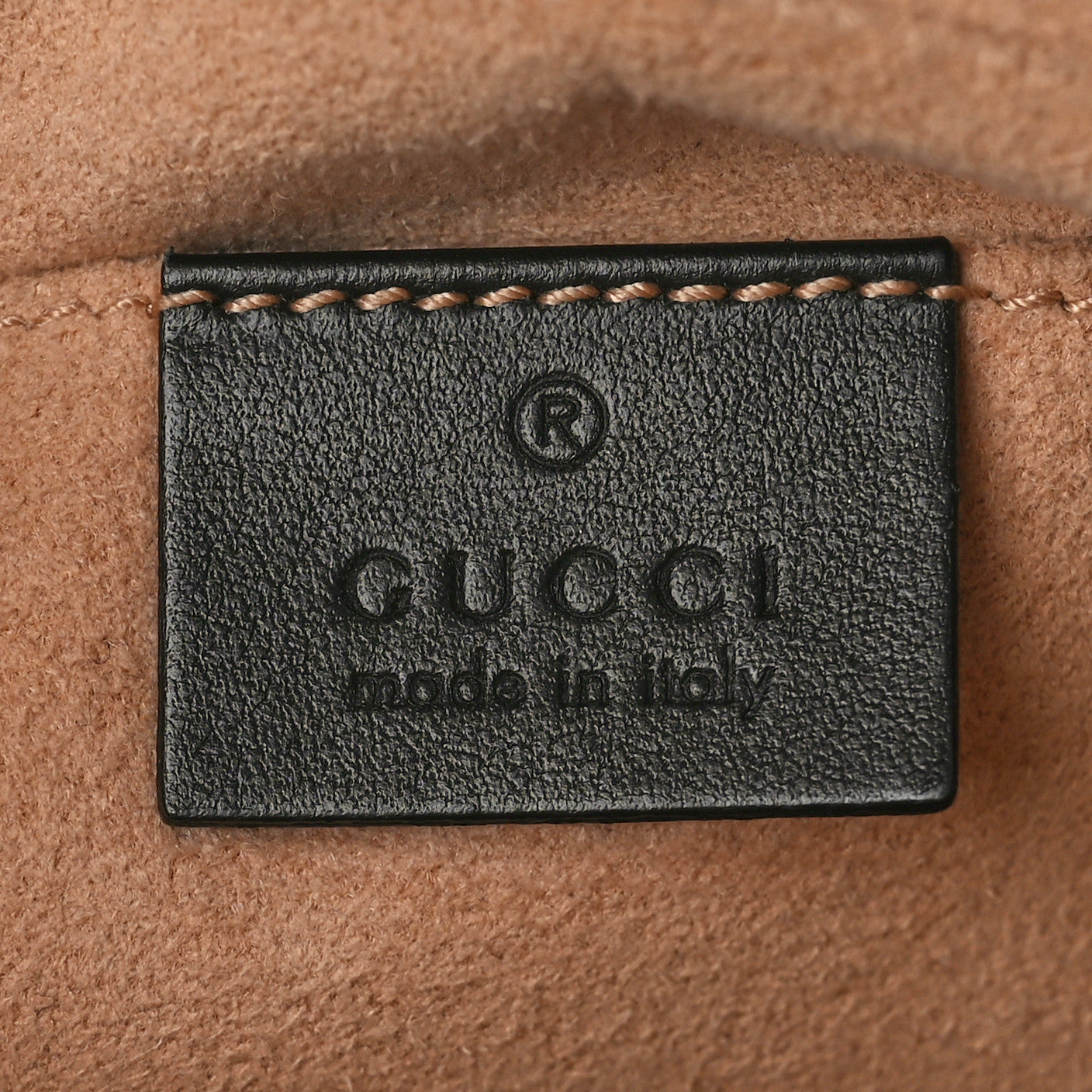 Gucci Calfskin Matelasse Small GG Marmont Chain Shoulder Bag Black 6 of 10