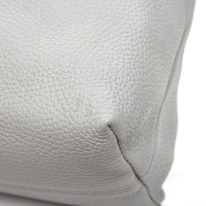 Burberry London Grainy Calfskin Medium Baynard Tote Sky Blue 8 of 10