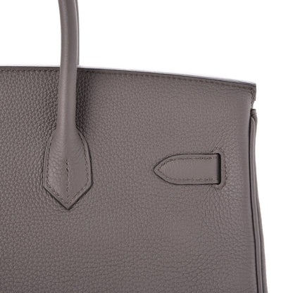 Hermes Togo Birkin 35 Etain 36 of 37