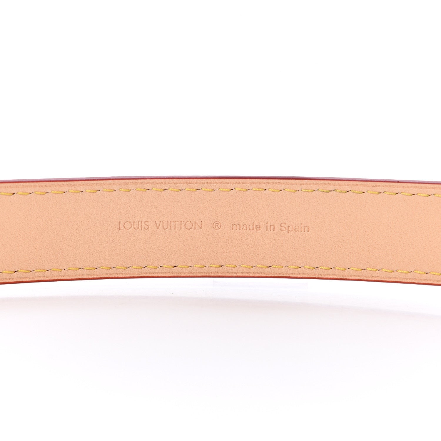 Louis Vuitton Vachetta 25mm Adjustable Shoulder Strap VVN 3 of 5