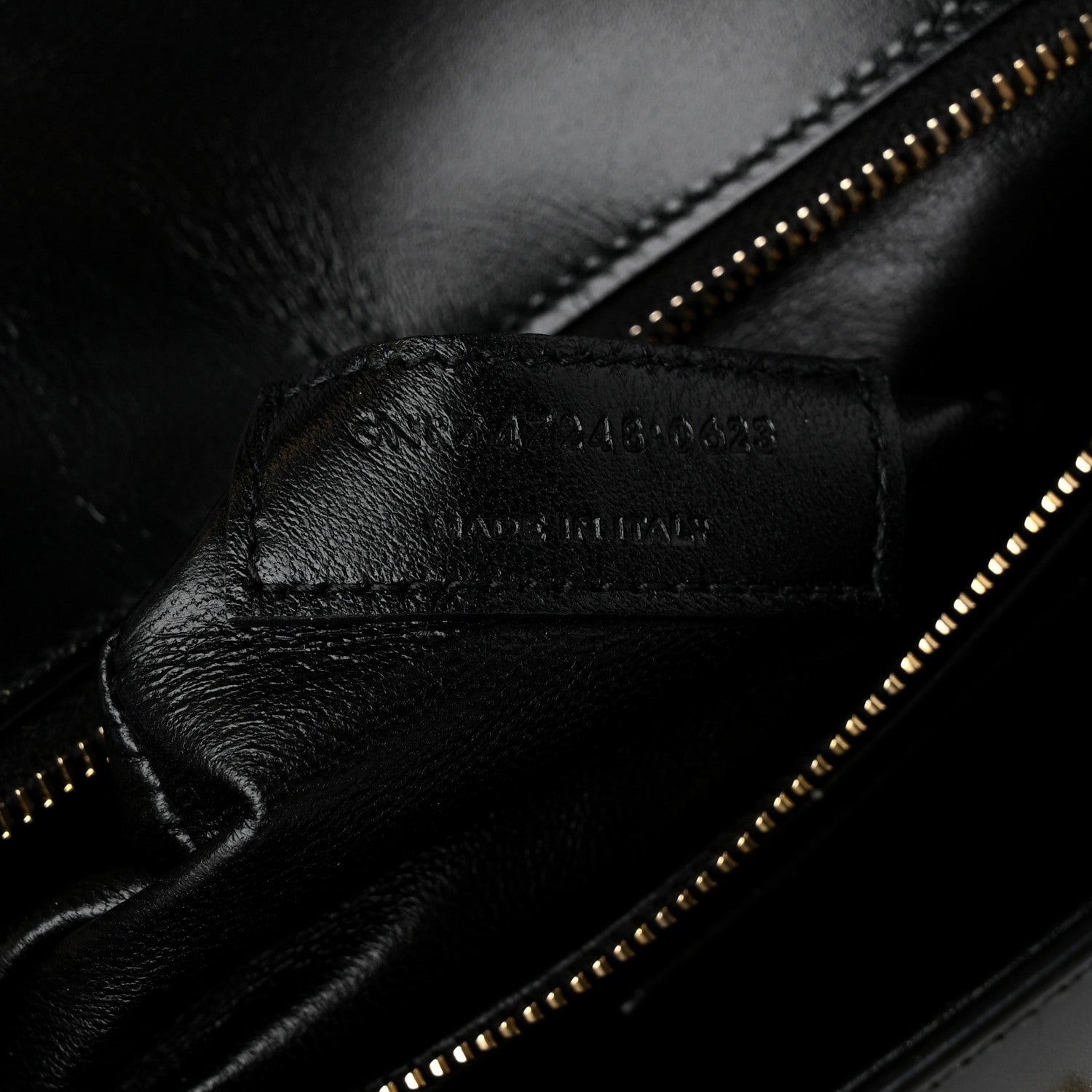 Saint Laurent Smooth Calfskin Manhattan Top Handle Black 7 of 11