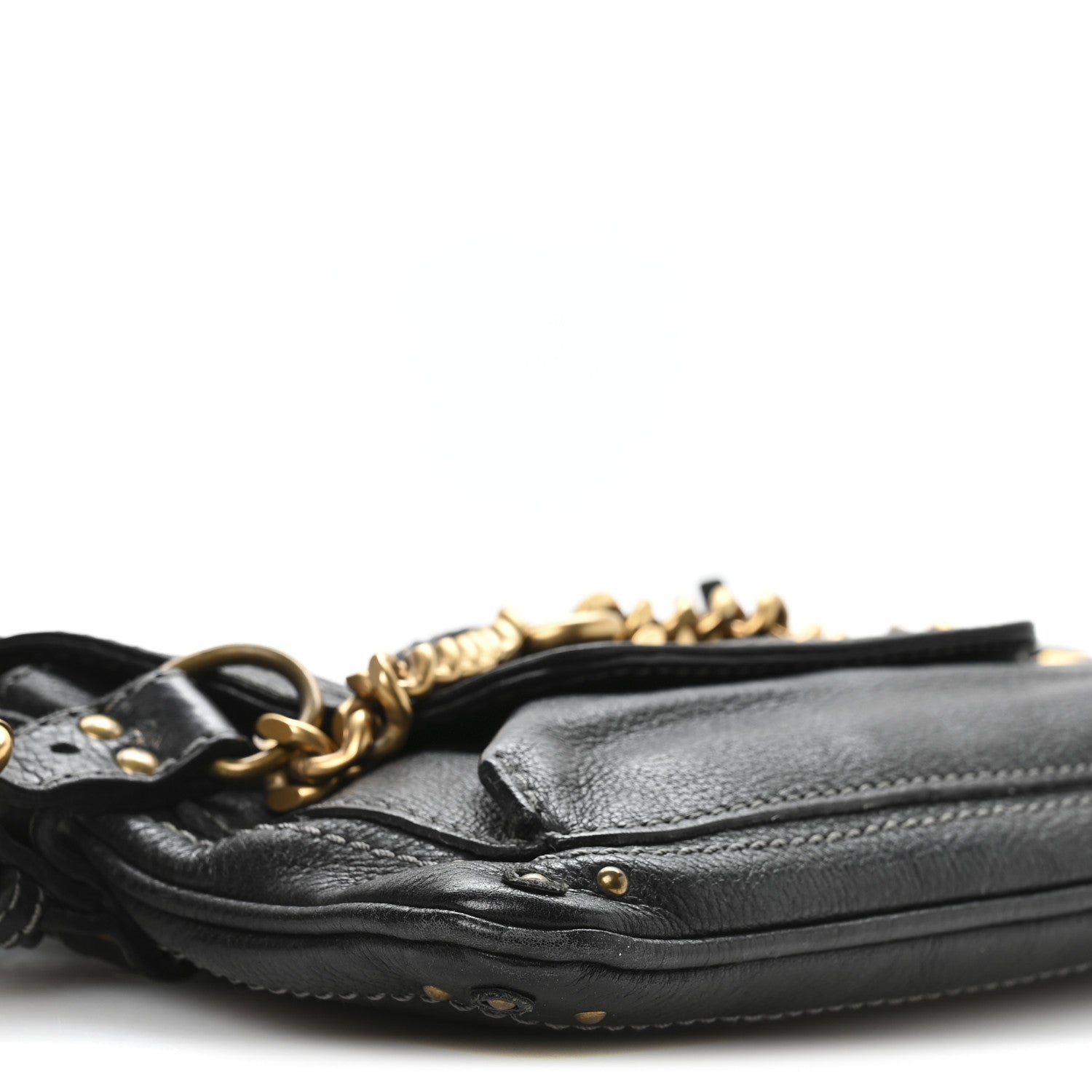 Chloe Calfskin Small Paddington Capsule Satchel Black 9 of 11