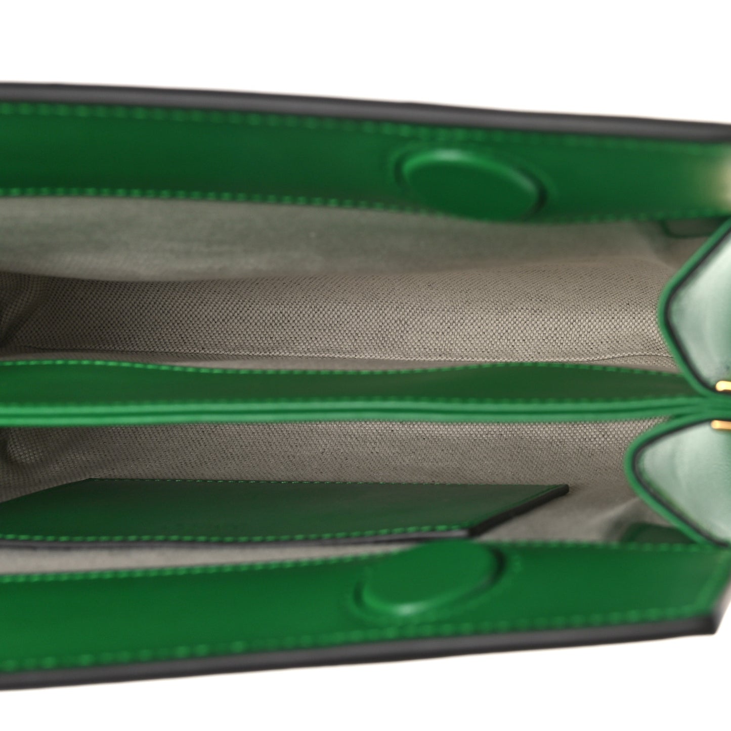 Calfskin GG Matelasse Small Slim Chain Shoulder Bag Spring Green Natural