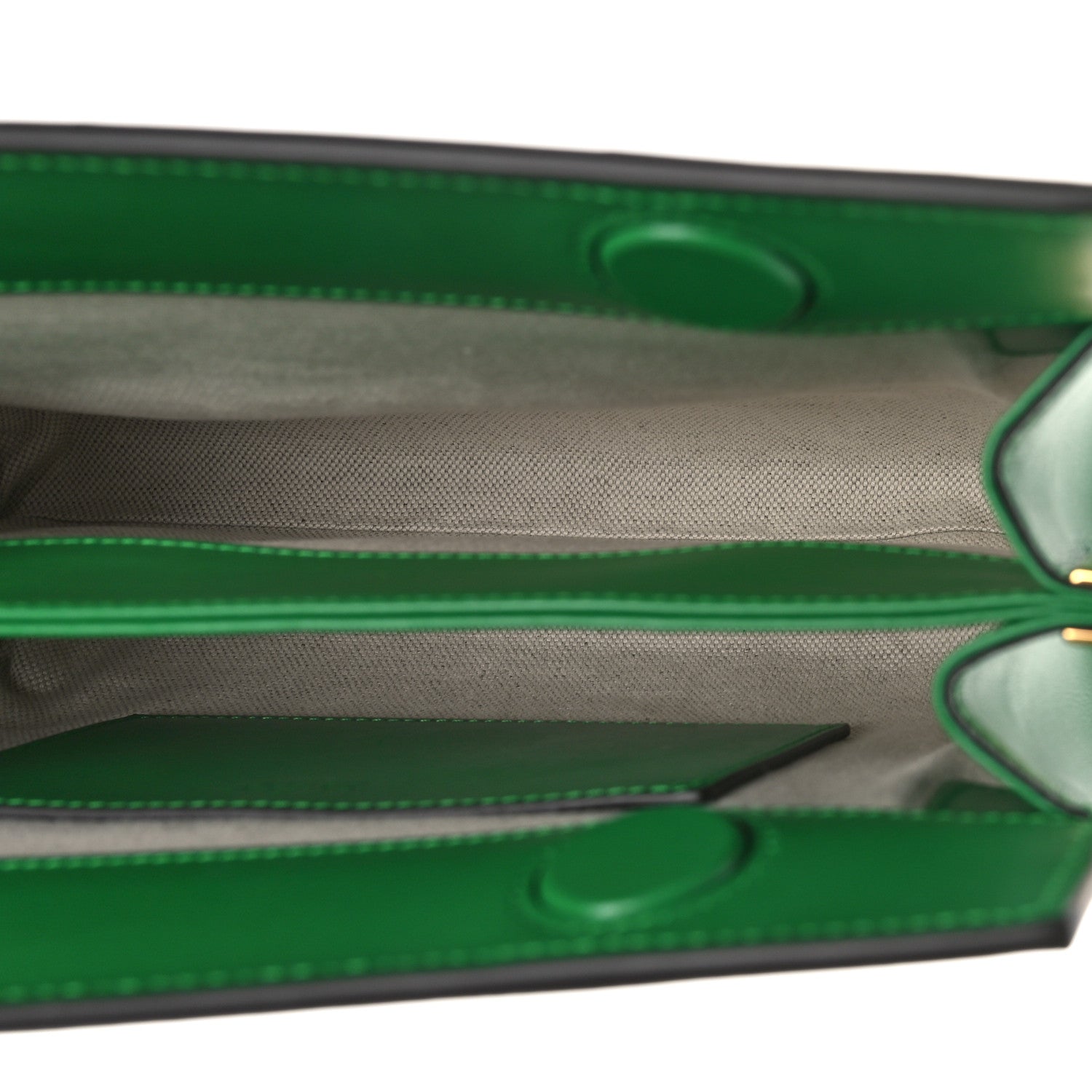 Gucci Calfskin GG Matelasse Small Slim Chain Shoulder Bag Spring Green Natural 5 of 8