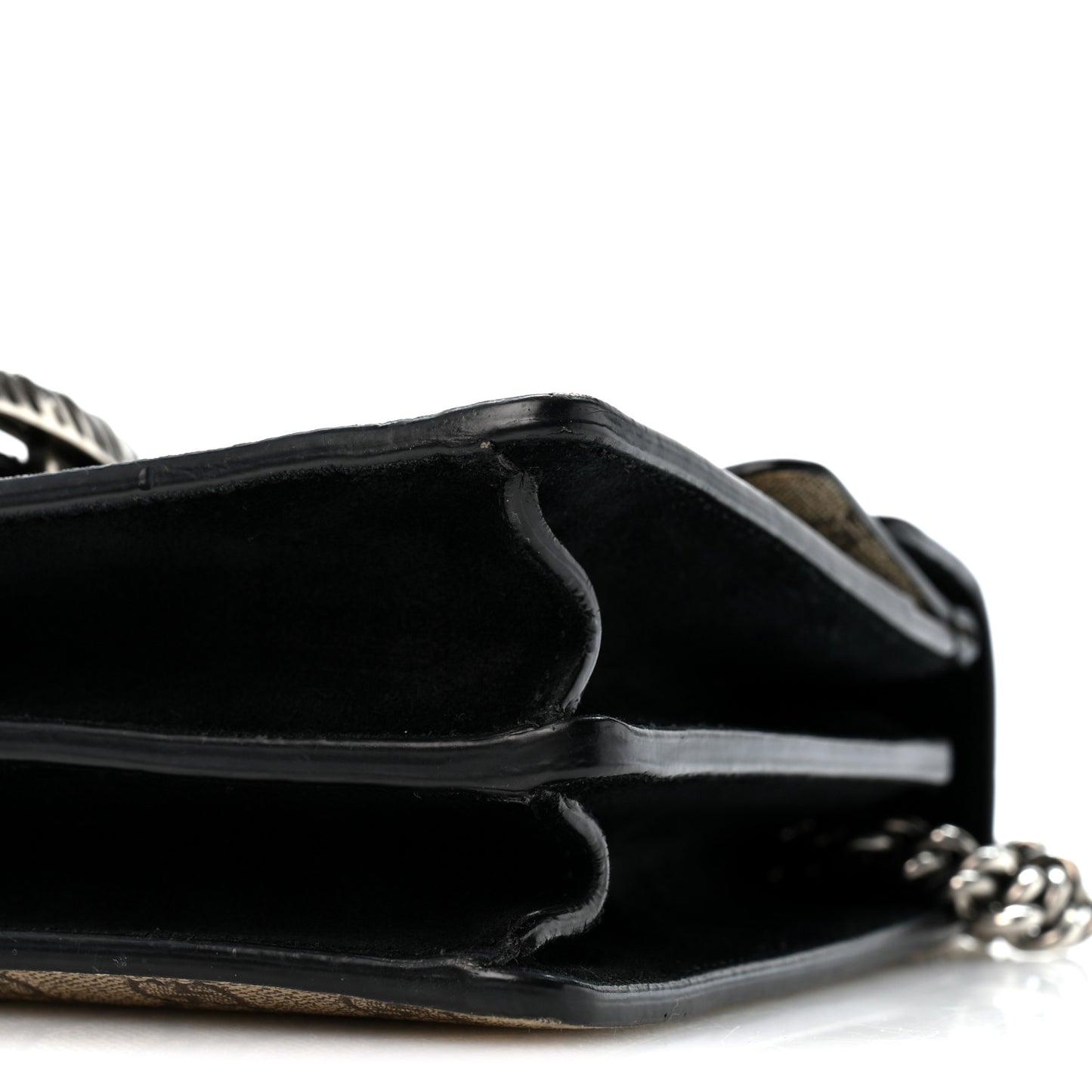 GG Supreme Monogram Small Dionysus Shoulder Bag Black