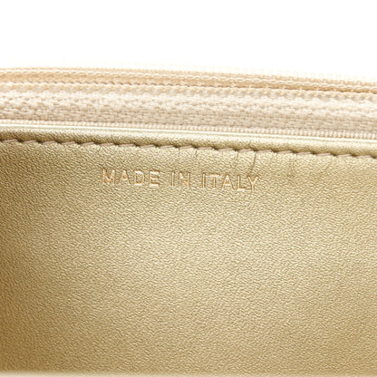 Chanel Metallic Aged Calfskin Quilted Reissue Wallet On Chain WOC Green 7 of 11