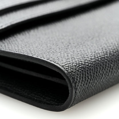 Hermes Epsom Kelly Longue Wallet Black 8 of 9
