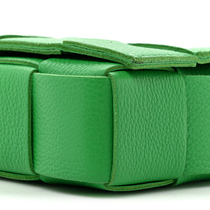 Bottega Veneta Grained Calfskin Maxi Intrecciato Cassette Crossbody Bag Parakeet 7 of 16