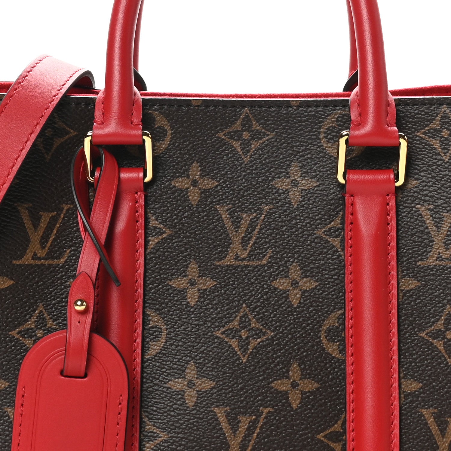 Louis Vuitton Monogram Soufflot BB Cherry 7 of 9