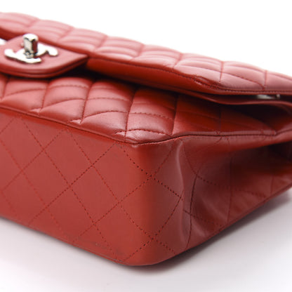 Chanel Lambskin Quilted Medium Double Flap Red 7 of 10