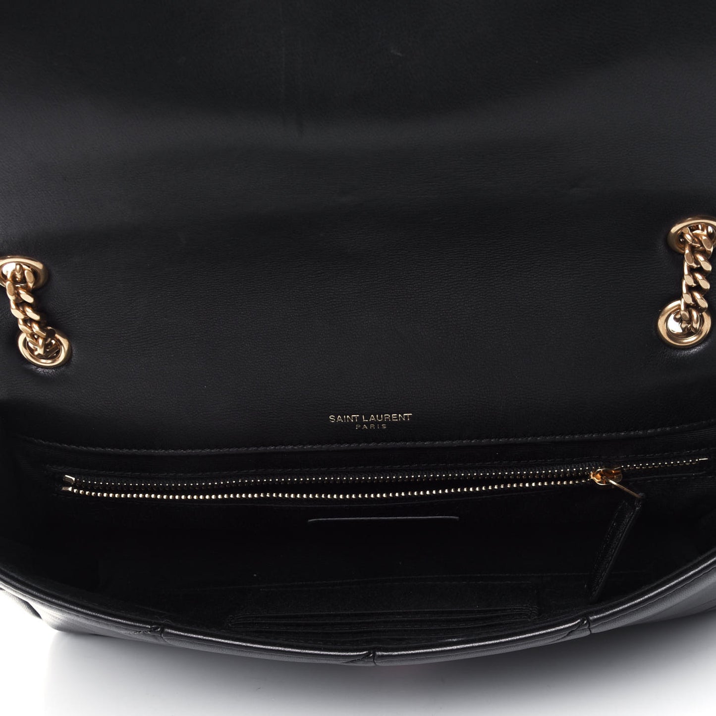Lambskin Patchwork Monogram Medium Jamie Black