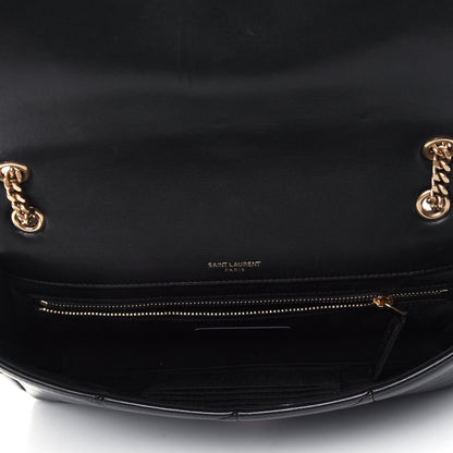 Saint Laurent Lambskin Patchwork Monogram Medium Jamie Black 4 of 4