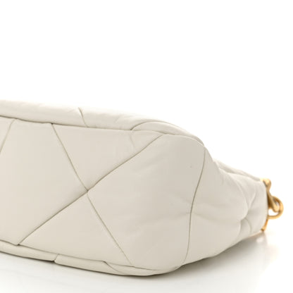 Prada Nappa Triangle Quilted Patchwork System Bag Bianco 10 of 10