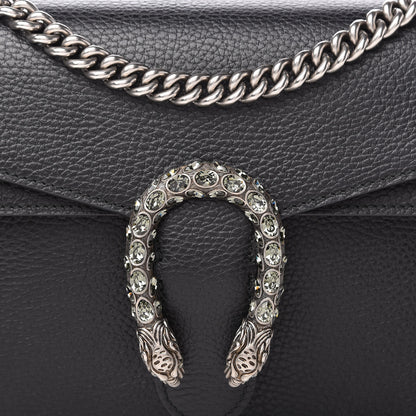 Gucci Pebbled Calfskin Small Dionysus Shoulder Bag Black 10 of 10