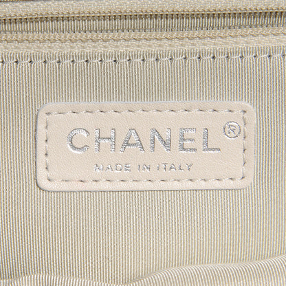 Chanel Washed Lambskin Chain Around Medium Messenger Bag Navy Blue 6 of 9